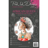 Pink Ink Designs African Queen A5 Clear Stamp (PI104)