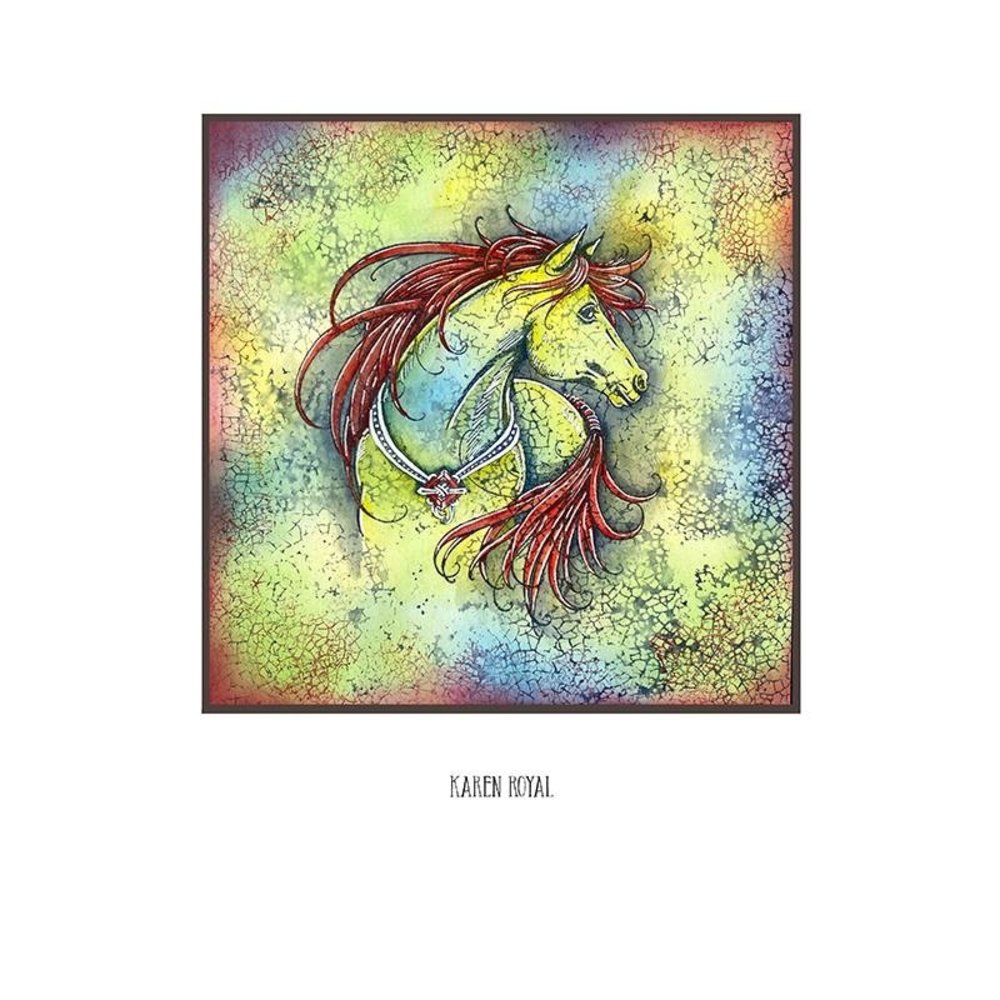 Pink Ink Designs Mustang Harry A5 Clear Stamp (PI107)