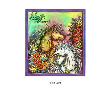 Pink Ink Designs Mustang Harry A5 Clear Stamp (PI107)