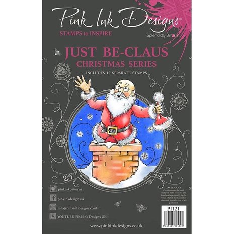 Pink Ink Designs Just Be-claus A5 Clear Stamp (PI121) Pink Ink Designs Just Be-claus A5 Clear Stamp (PI121)