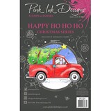 Pink Ink Designs Happy Ho Ho Ho A5 Clear Stamp (PI124)