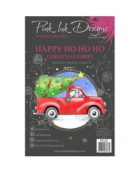 Pink Ink Designs Happy Ho Ho Ho A5 Clear Stamp (PI124)