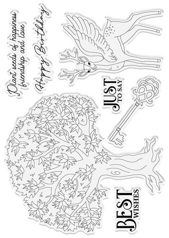 Crafter's Companion Secret Garden Collection Clear Stamps Mystical Wood (NG-SG-ST-MYWO) Crafter's Companion Secret Garden Collection Clear Stamps Mystical Wood (NG-SG-ST-MYWO)