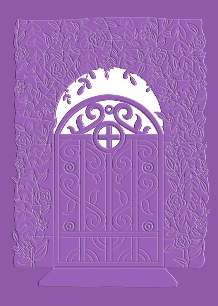 Crafter's Companion Secret Garden Collection Garden Gateway 5x7 Inch Cut & Emboss Folder (NG-SG-CEF5-GAGA) Crafter's Companion Secret Garden Collection Garden Gateway 5x7 Inch Cut & Emboss Folder (NG-SG-CEF5-GAGA)