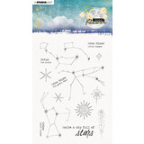 Studio Light Moon Flower Sky Full of Stars Clear Stamp (SL-MFL-STAMP135)