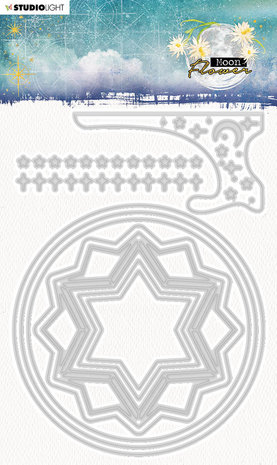 Studio Light Moon Flower Snijmal Cardshape Round (SL-MFL-CD139) Studio Light Moon Flower Snijmal Cardshape Round (SL-MFL-CD139)