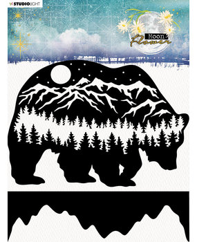 Studio Light Moon Flower Polar Bear Masking Stencil (SL-MFL-MASK74) Studio Light Moon Flower Polar Bear Masking Stencil (SL-MFL-MASK74)