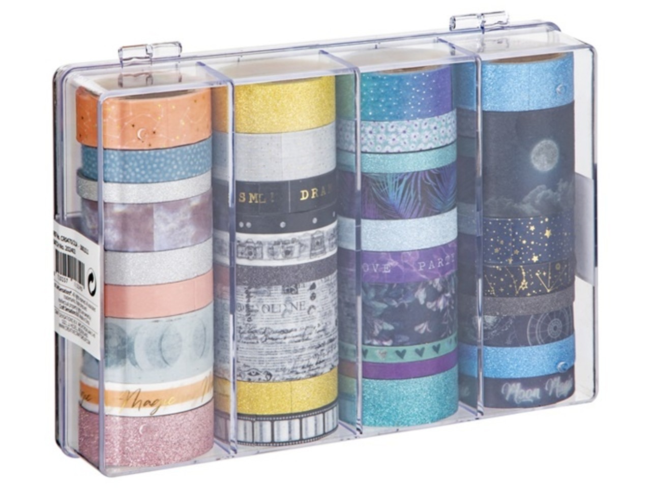 Craft Sensations Washi Tape In Storage Box 36pcs (CR0470/21A) Craft Sensations Washi Tape In Storage Box 36pcs (CR0470/21A)