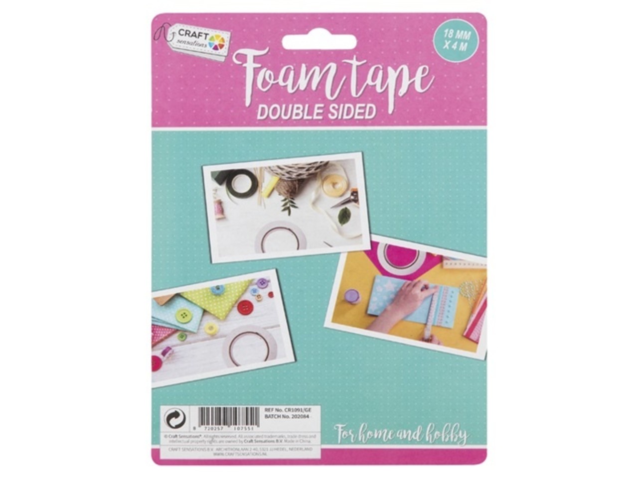 Craft Sensations Foam Tape Double Sided (CR1091/GE) Craft Sensations Foam Tape Double Sided (CR1091/GE)