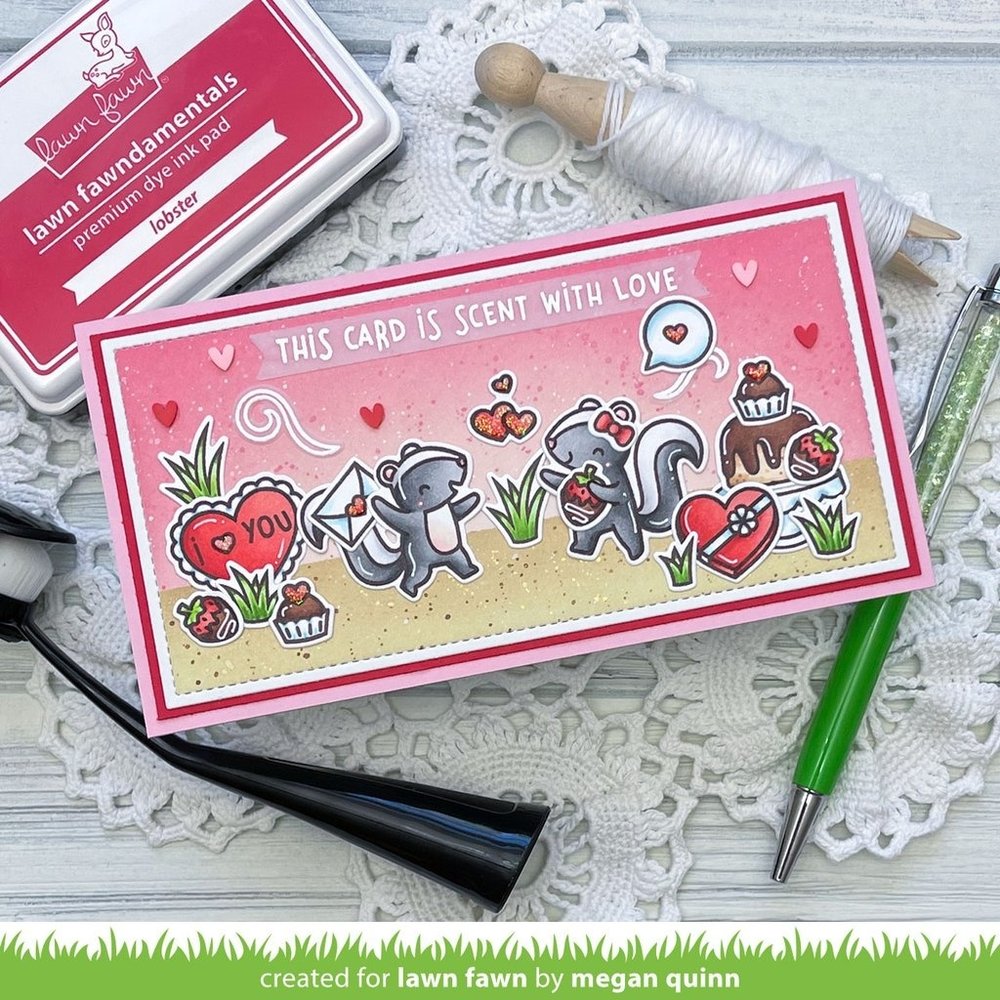 Lawn Fawn Scent With Love Add-On Clear Stamps (LF2728)