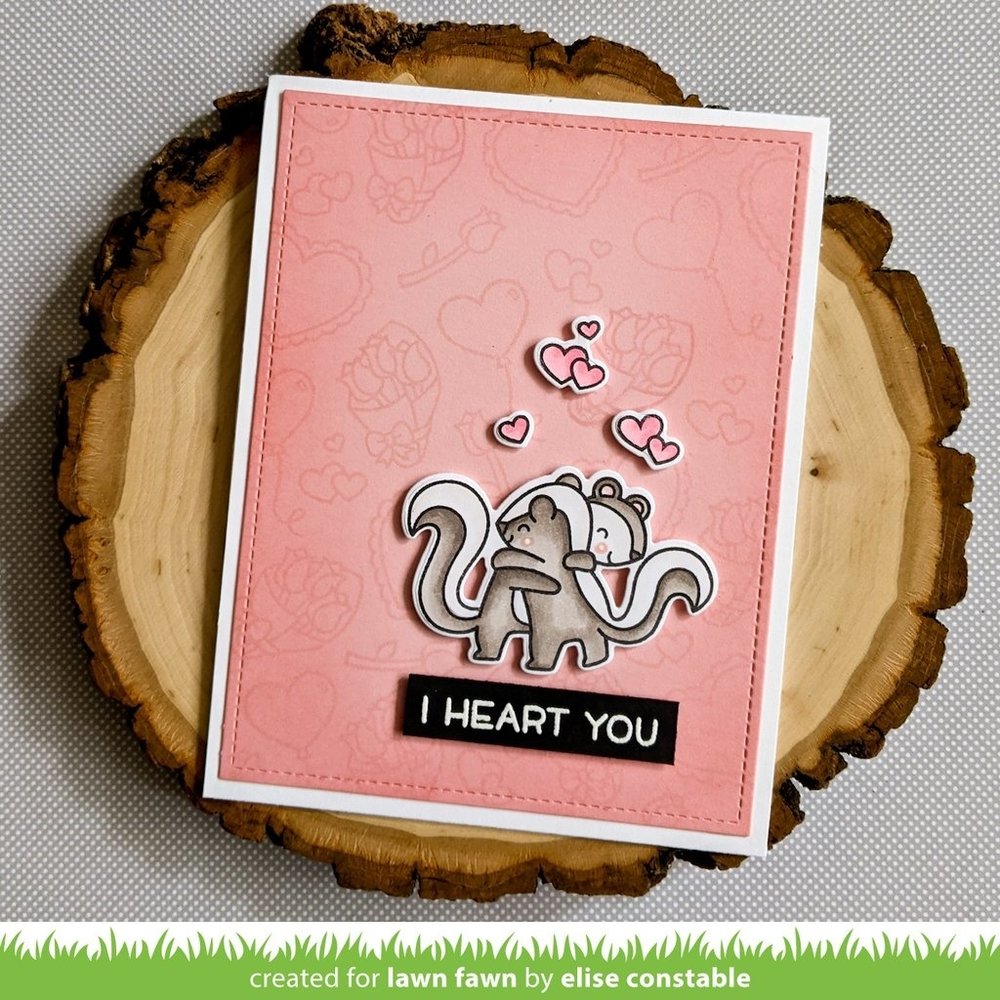 Lawn Fawn Scent With Love Add-On Dies (LF2729)