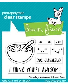 Lawn Fawn Cerealsly Awesome Clear Stamps (LF2730)