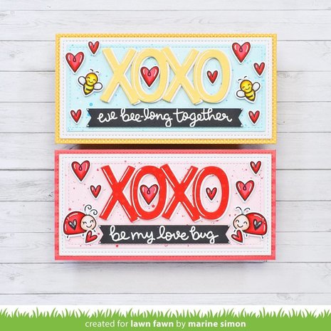 Lawn Fawn Small Mini Slimline Stackables Dies (LF2733) Lawn Fawn Small Mini Slimline Stackables Dies (LF2733)