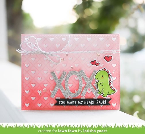 Lawn Fawn RAWR Flip-Flop Clear Stamps (LF2741)