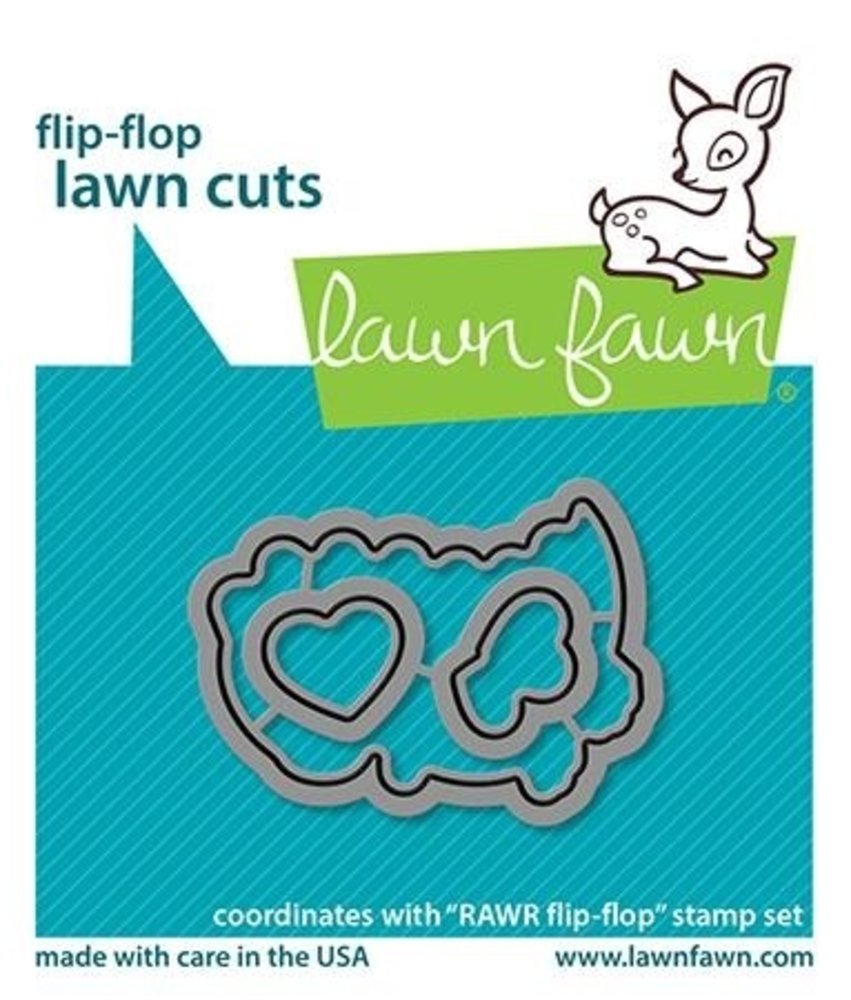 Lawn Fawn RAWR Flip-Flop Dies (LF2742) Lawn Fawn RAWR Flip-Flop Dies (LF2742)