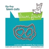 Lawn Fawn RAWR Flip-Flop Dies (LF2742)