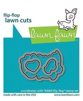 Lawn Fawn RAWR Flip-Flop Dies (LF2742) Lawn Fawn RAWR Flip-Flop Dies (LF2742)