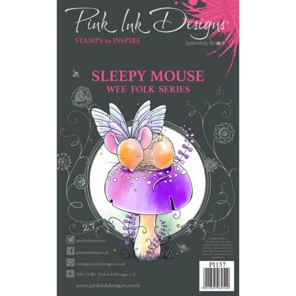 Pink Ink Designs Sleepy Mouse Clear Stamp Set (PI157) Pink Ink Designs Sleepy Mouse Clear Stamp Set (PI157)