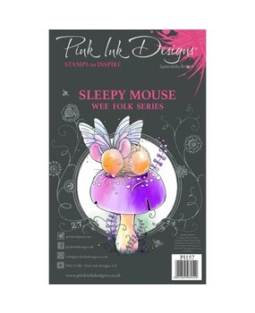 Pink Ink Designs Sleepy Mouse Clear Stamp Set (PI157)