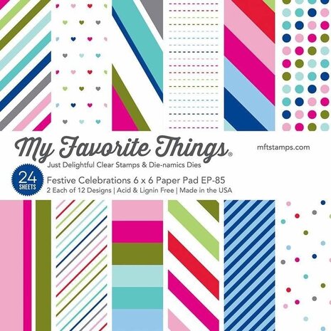 My Favorite Things Celebrations 6x6 Inch Paper Pack (EP-85)