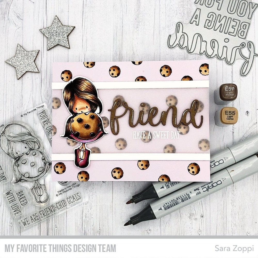 My Favorite Things Friend-chip Goals Clear Stamps (TI-013) My Favorite Things Friend-chip Goals Clear Stamps (TI-013)