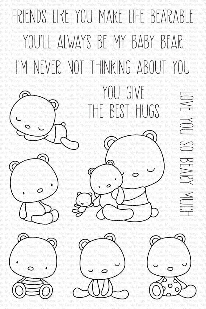 My Favorite Things Bear Hugs Clear Stamps (CS-626) My Favorite Things Bear Hugs Clear Stamps (CS-626)