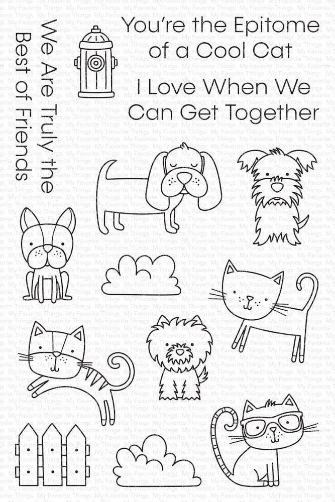 My Favorite Things Best of Friends Clear Stamps (CS-629) My Favorite Things Best of Friends Clear Stamps (CS-629)