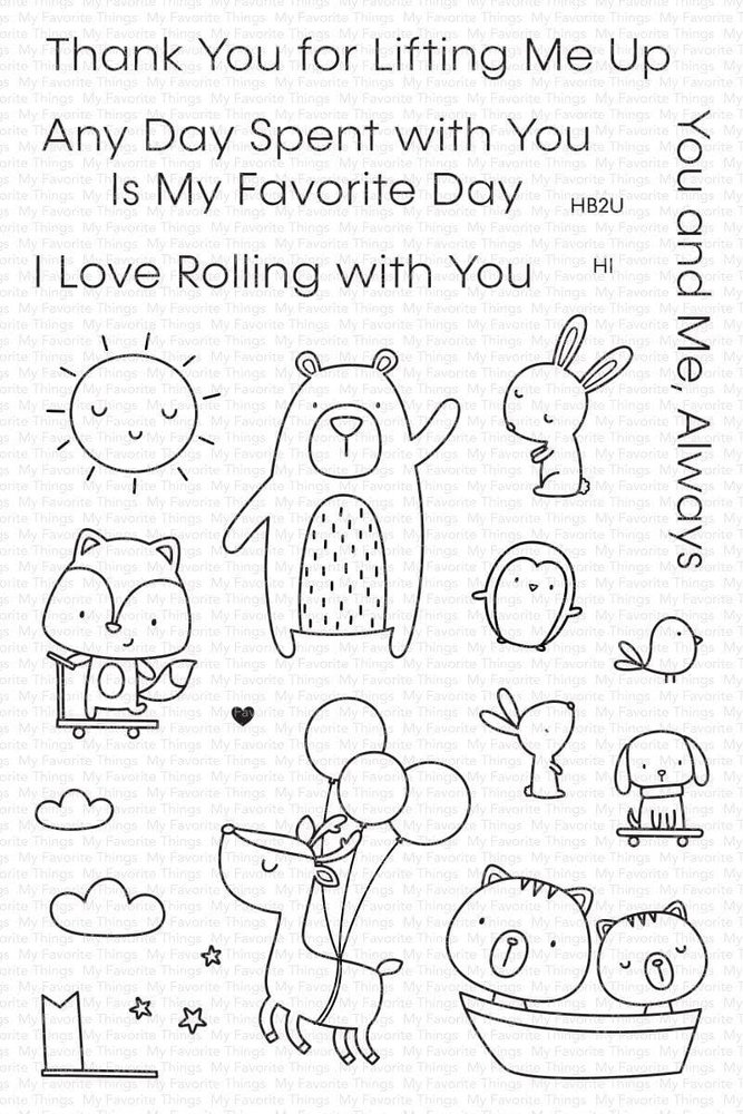 My Favorite Things Favorite Friends Clear Stamps (CS-630) My Favorite Things Favorite Friends Clear Stamps (CS-630)