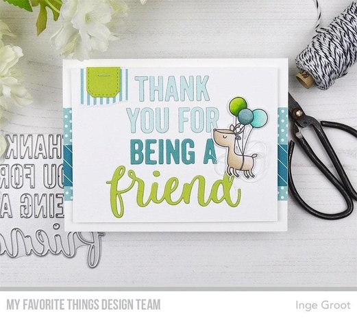 My Favorite Things Favorite Friends Clear Stamps (CS-630) My Favorite Things Favorite Friends Clear Stamps (CS-630)