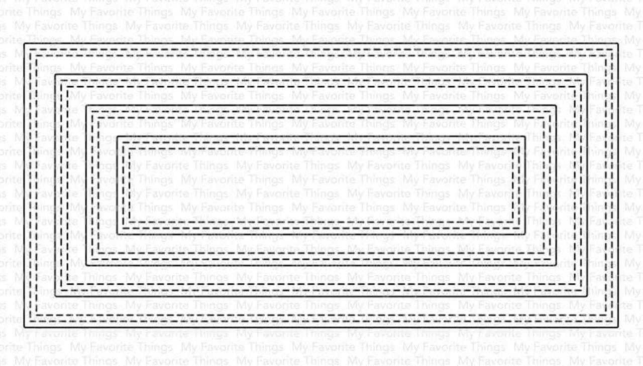 My Favorite Things Die-namics Mini Slimline Double Stitched Rectangle STAX (MFT-2160) My Favorite Things Die-namics Mini Slimline Double Stitched Rectangle STAX (MFT-2160)
