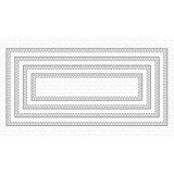 My Favorite Things Die-namics Mini Slimline Double Stitched Rectangle STAX (MFT-2160)