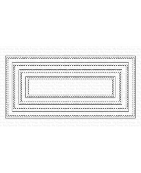 My Favorite Things Die-namics Mini Slimline Double Stitched Rectangle STAX (MFT-2160) My Favorite Things Die-namics Mini Slimline Double Stitched Rectangle STAX (MFT-2160)