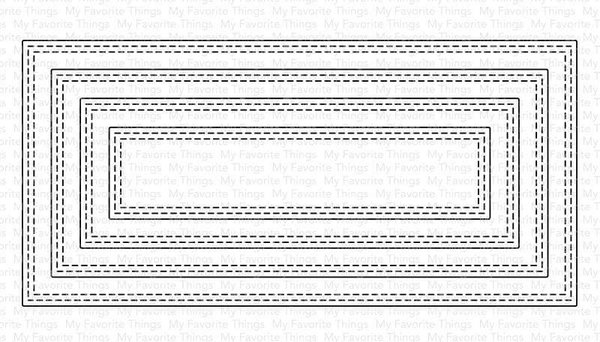 My Favorite Things Die-namics Mini Slimline Double Stitched Rectangle STAX (MFT-2160) My Favorite Things Die-namics Mini Slimline Double Stitched Rectangle STAX (MFT-2160)