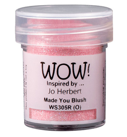 WOW! Made You Blush Embossing Powder (WS305R) WOW! Made You Blush Embossing Powder (WS305R)