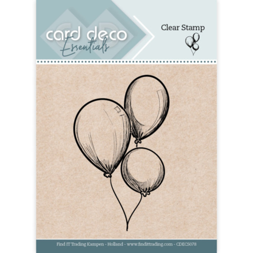 Card Deco Clear Stamp Balloons (CDECS078) Card Deco Clear Stamp Balloons (CDECS078)