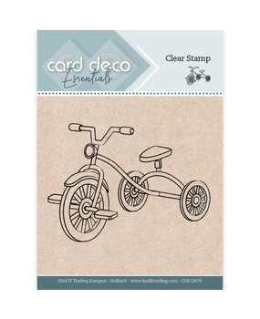 Card Deco Clear Stamp Tricycle (CDECS079)