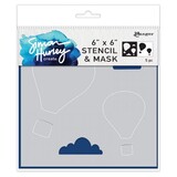 Simon Hurley Create Going Places 6x6 Inch Masking Stencil (HUS78142)