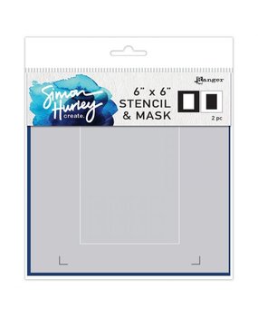 Simon Hurley Create Rectangle Blend 6x6 Inch Masking Stencil (HUS78180) Simon Hurley Create Rectangle Blend 6x6 Inch Masking Stencil (HUS78180)