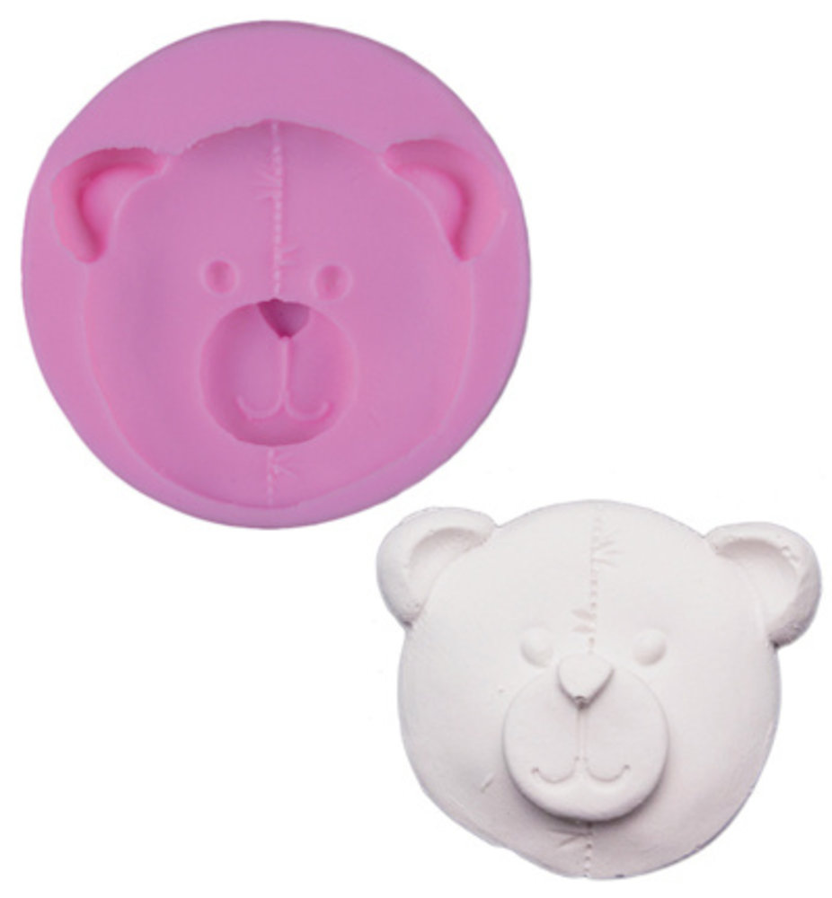 Stafil Bear Face Silicone Mould (740039-26)