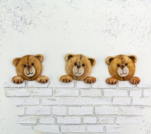 Stafil Bear Face Silicone Mould (740039-26)