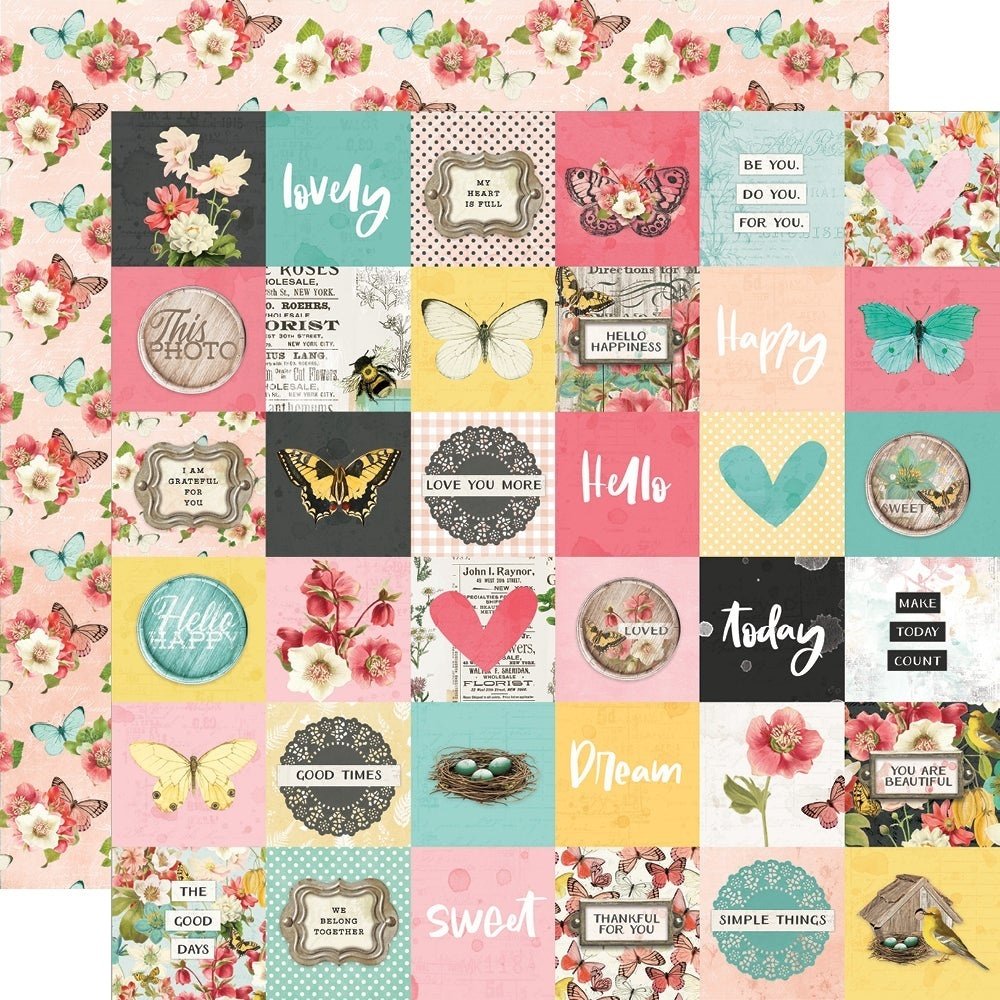 Simple Stories Simple Vintage Cottage Fields 12x12 Inch Collector's Essential Kit (14736)