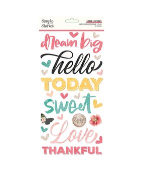 Simple Stories Simple Vintage Cottage Fields Foam Stickers (14725) Simple Stories Simple Vintage Cottage Fields Foam Stickers (14725)