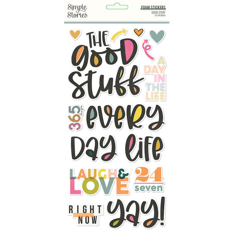 Simple Stories Good Stuff Foam Stickers (16820)