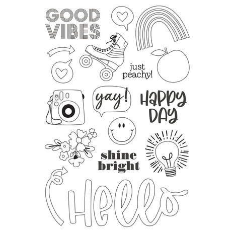 Simple Stories Good Stuff Clear Stamps (16825)