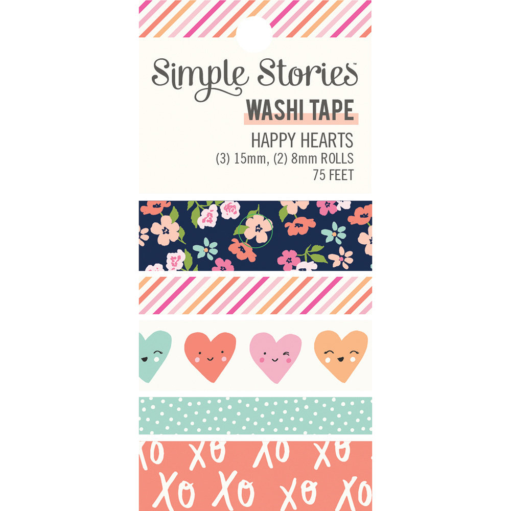 Simple Stories Happy Hearts Washi Tape (16922)