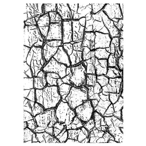 Crafty Individuals Venetian Crackle Unmounted Rubber Stamps (CI-213)