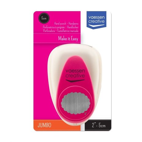 Vaessen Creative Figuurpons Jumbo Ovaal schulp (21437-004) Vaessen Creative Figuurpons Jumbo Ovaal schulp (21437-004)