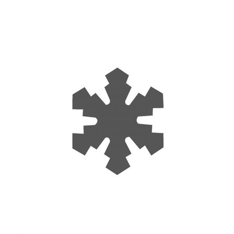 Vaessen Creative Figuurpons Jumbo Sneeuwvlok (21437-016) Vaessen Creative Figuurpons Jumbo Sneeuwvlok (21437-016)