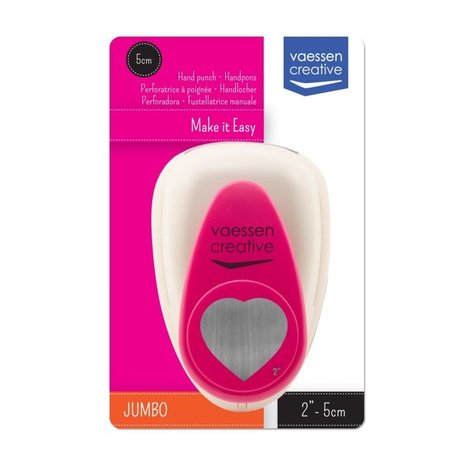 Vaessen Creative Figuurpons Jumbo Hart 3 (21437-072)