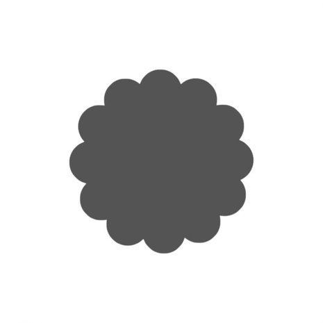 Vaessen Creative Figuurpons Jumbo Cirkel Schulp (21437-074) Vaessen Creative Figuurpons Jumbo Cirkel Schulp (21437-074)